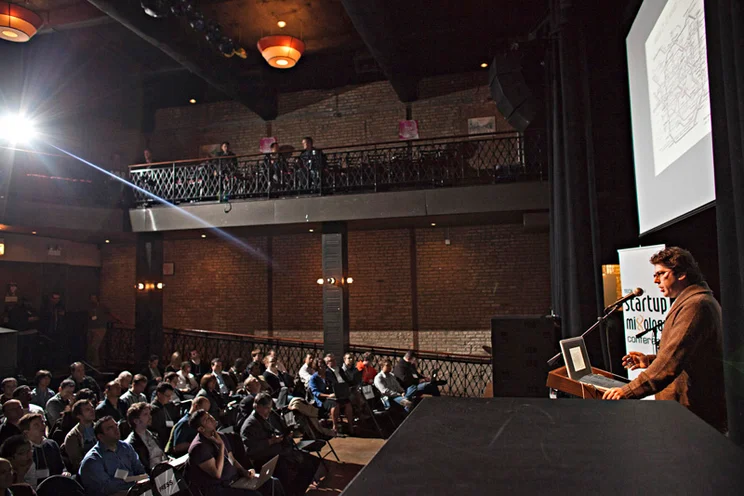 Mark Drapeau speaks at Tech Cocktail Startup Mixology Conference