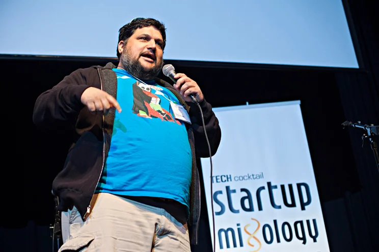 Micah Baldwin speaks at Tech Cocktail's Startup Mixology Conference