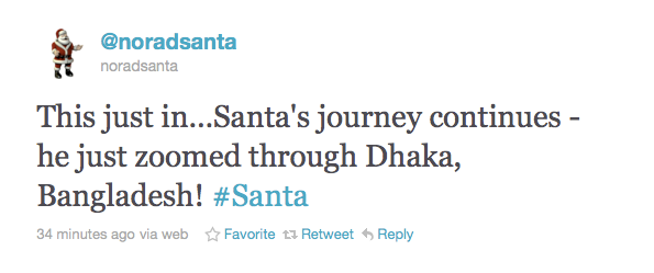 NORAD Santa on Twitter NORAD Santa on Twitter