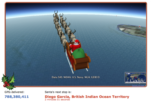 Track Santa on Google Earth Track Santa on Google Earth