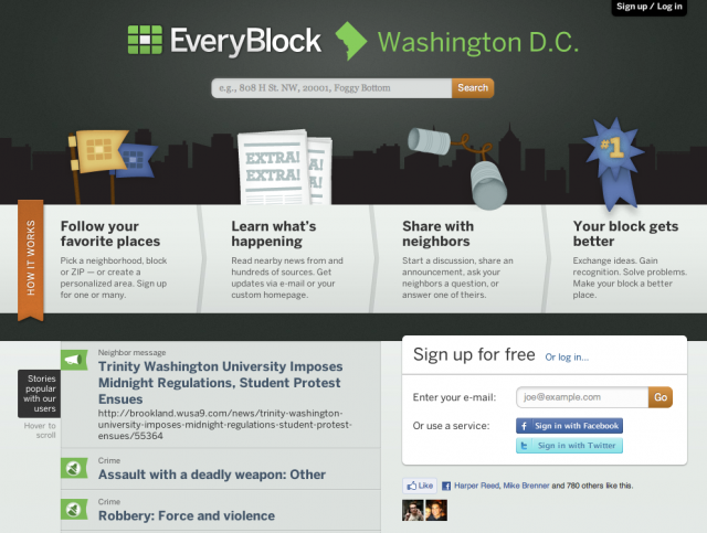 Find your neighborhood in EveryBlock Find your neighborhood in EveryBlock
