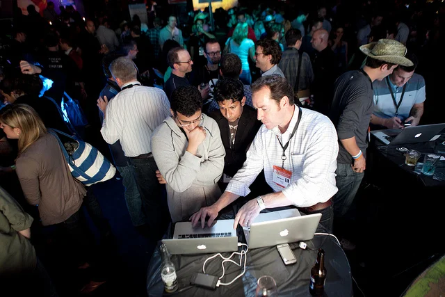 Demoing at Tech Cocktail SXSW presented by LiveShare from Cooliris