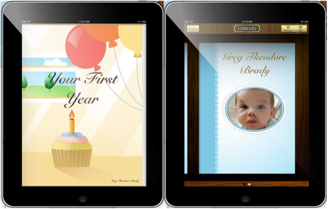 Screenshot of Sweet Baby iPad Baby Album Screenshot of Sweet Baby iPad Baby Album