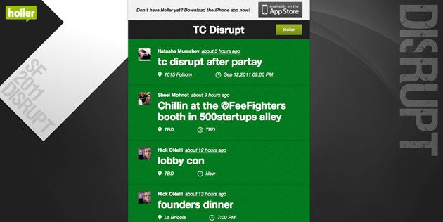 Holler Group TCDisrupt 2011 Screen-shot Holler Group TCDisrupt 2011 Screen-shot