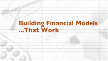 Financial Models That Work