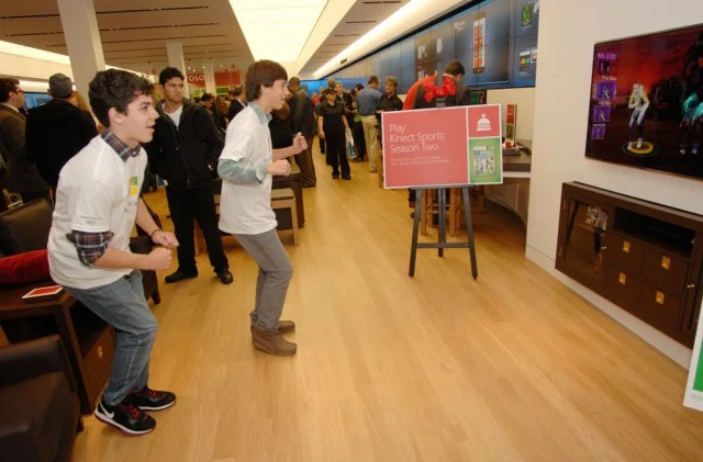 Kinect in the Microsoft Store at Tyson's Corner