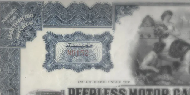 Stock certificate