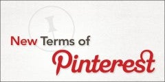 Pinterest new TOS