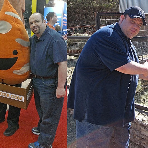 Allen Stern lost 125 pounds shown here in March 2013 and December 2011. Photo credit Allen Stern.
