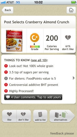 Health - apps Fooducate