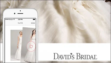 David's Bridal wedding dress finder app