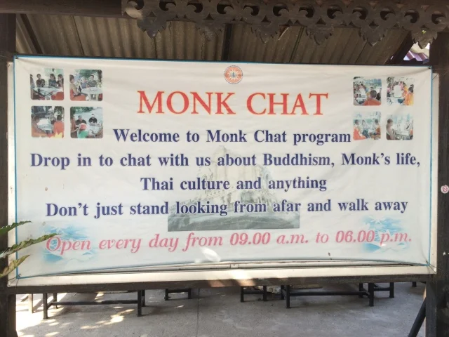 monk chat Chiang Mai