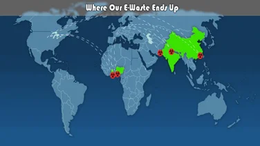 Where e-waste gets shipped.
