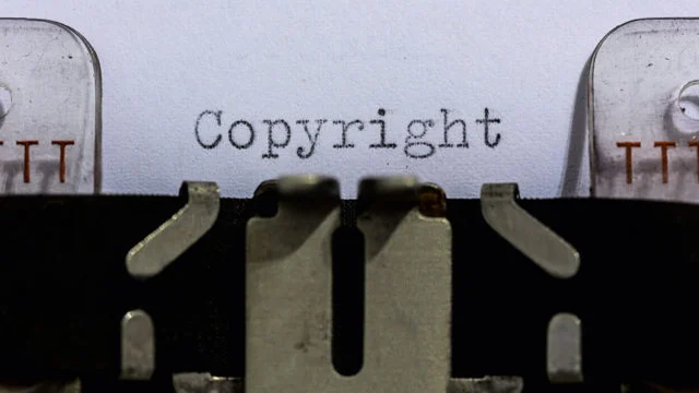 typewriter copyright