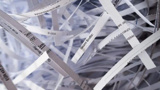 shredded paper