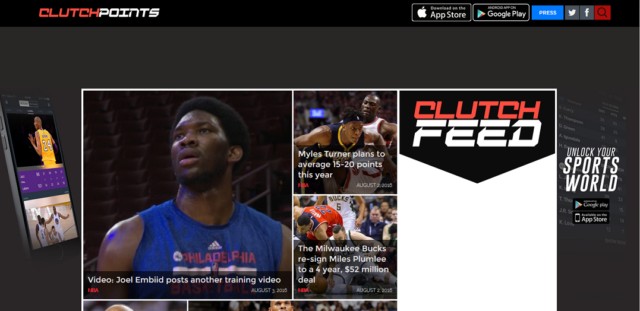 ClutchPoints Screenshot