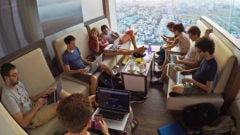 benefits package startup accelerators coworking