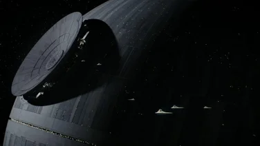 Death star, SciFi, planet, dark side,