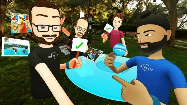 Facebook VR social media