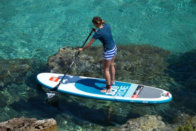 red paddle board
