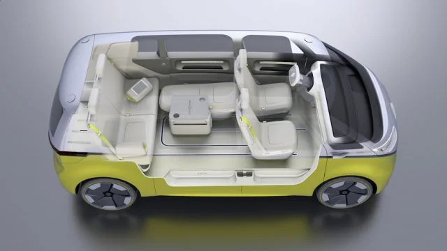 VW Electric Microbus - Seating
