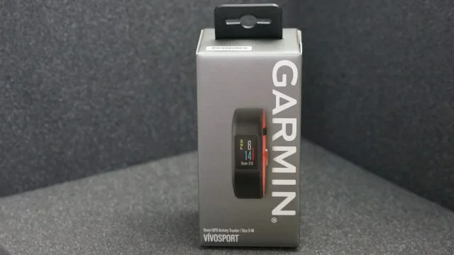 Garmin Vivosport boxed