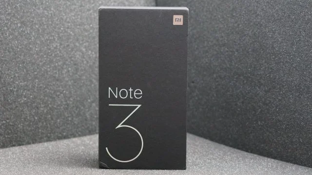 mi note 3 boxed