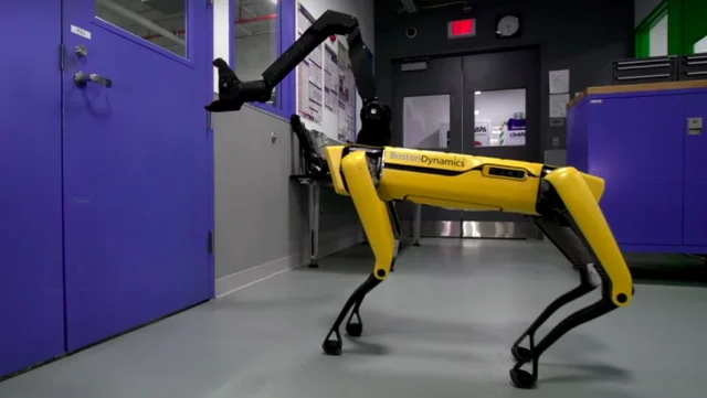robot dog boston dynamics doors