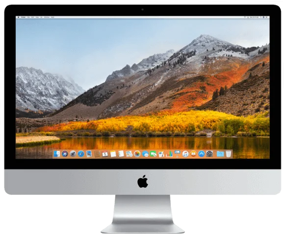 iMac running macOS