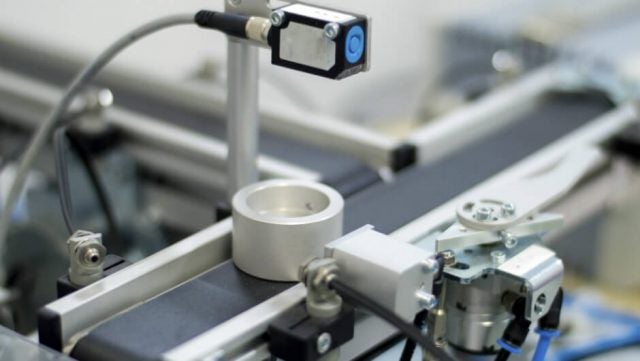 machine vision camera on a production line