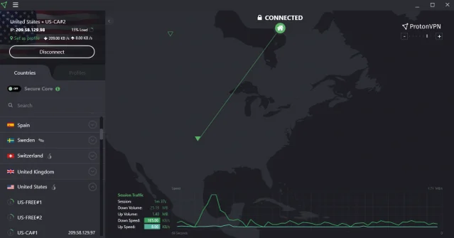ProtonVPN Servers