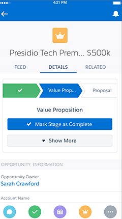 Salesforce CRM Mobile