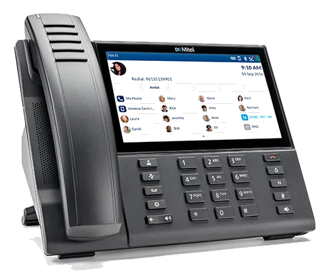 A Mitel phone