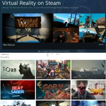 VR Content Libraries Steam and Oculus