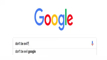 Don't Be Evil Google