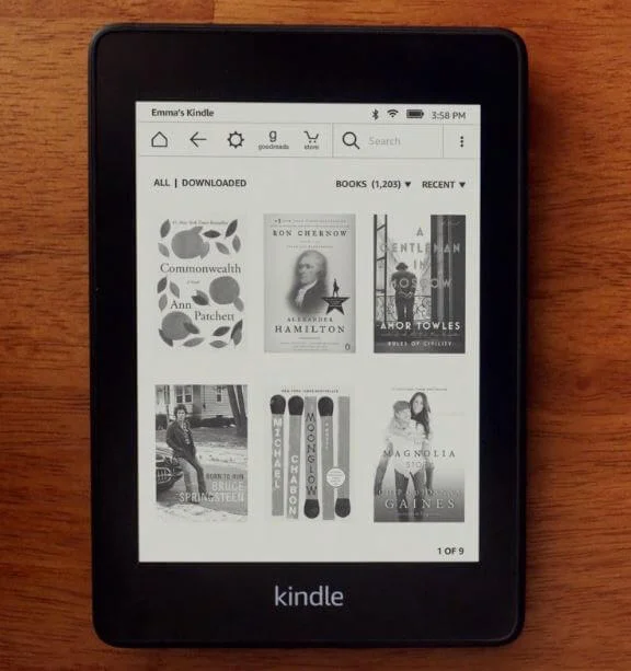 Kindle Paperwhite book selection