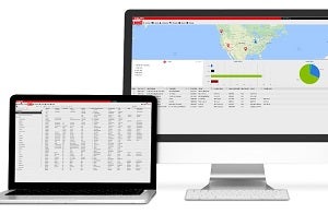 hilti asset tracking company software on desktop and laptop