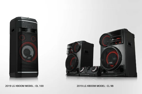 LG Xboom speakers CES 2019 small