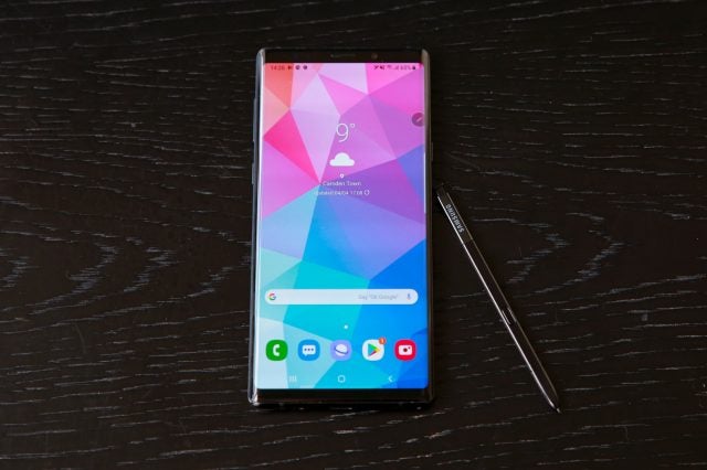 samsung galaxy note 9 front stylus