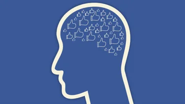 facebook likes in mans brain