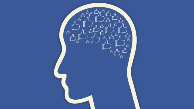 facebook likes in mans brain