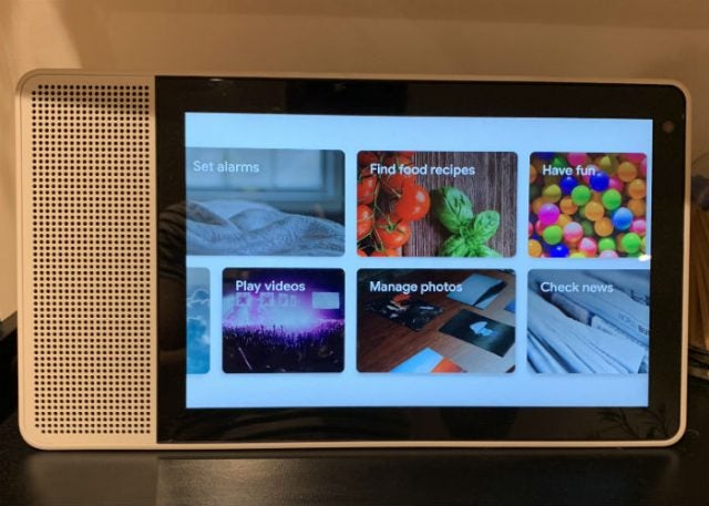 lenovo smart display different things to do