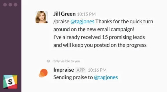 Impraise Slack Integration