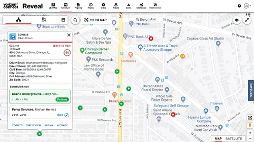 Verizon Connect Reveal Dispatch