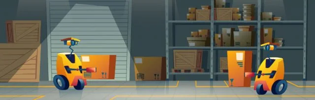 Amazon robots box-packing