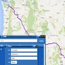 US Fleet Tracking route map