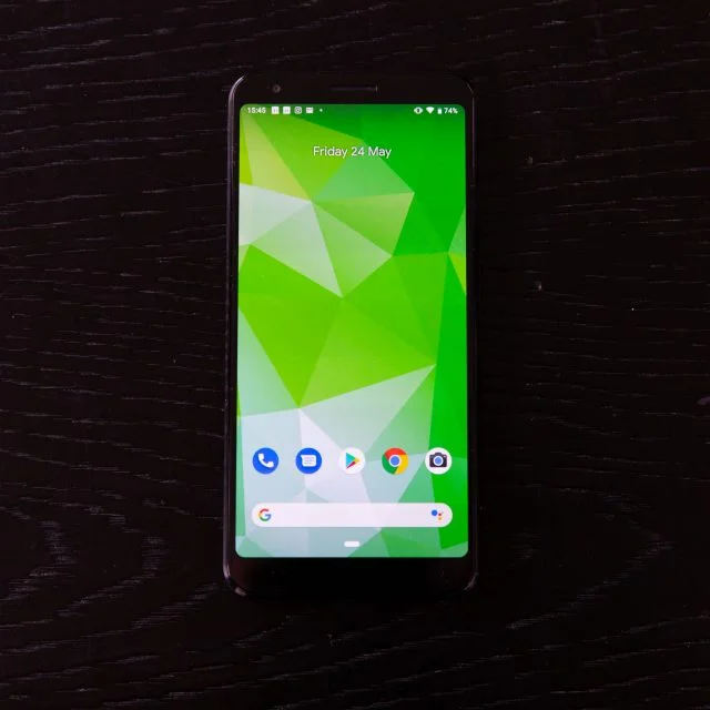 Google Pixel 3a XL review front