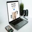 wix homepage on macbook pro