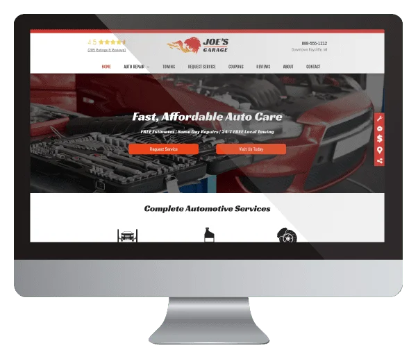 Hibu website auto care