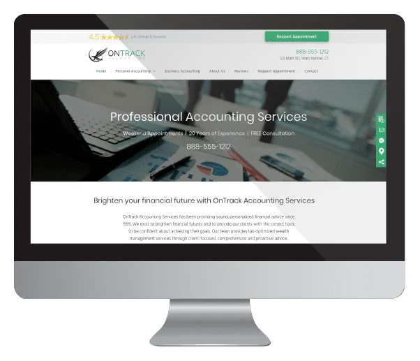 Hibu website: Accounting